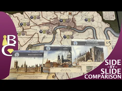 London — Side-by-Slide Board Game Comparison