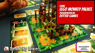 Monkey Palace Lego boardgame | presented by publisher Dotted Games