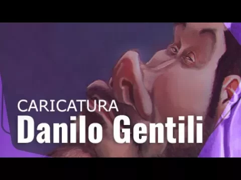 CARICATURA DANILO GENTILI - TIMELAPSE
