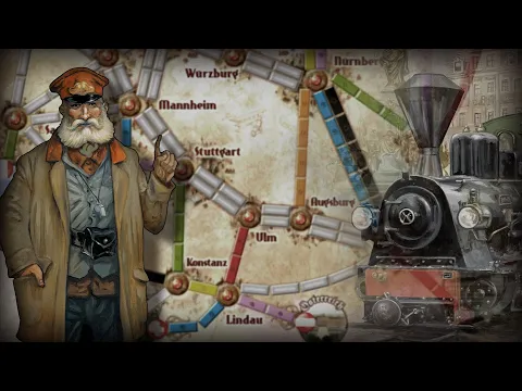 Ticket to Ride Board Game Atmosphere Music (Germany Theme, No Ambient Sound)
