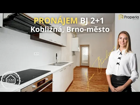 Pronájem světlého bytu 2+1, 61,838 m², ul.Kobližná, Brno-město - youtube