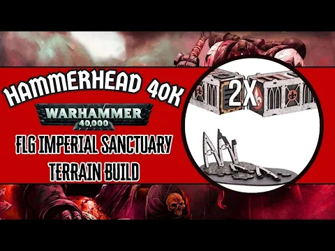 Lets Assemble FLG Imperial Sanctuary Crates and Area Terrain #wh40k