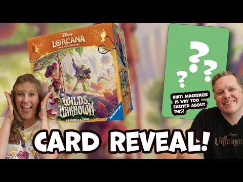 New Disney Lorcana Card Reveal – WILDS UNKNOWN! #WildsUnknown