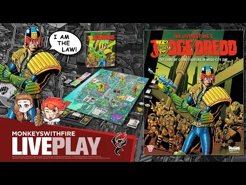 JUDGE DREDD || REBELLION UNPLUGGED || BOARD GAME LIVE PLAY
