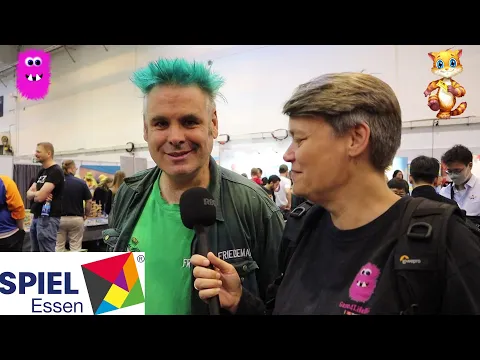 Overview with Friedemann Friese at Essen Spiel 2024 - Fishing