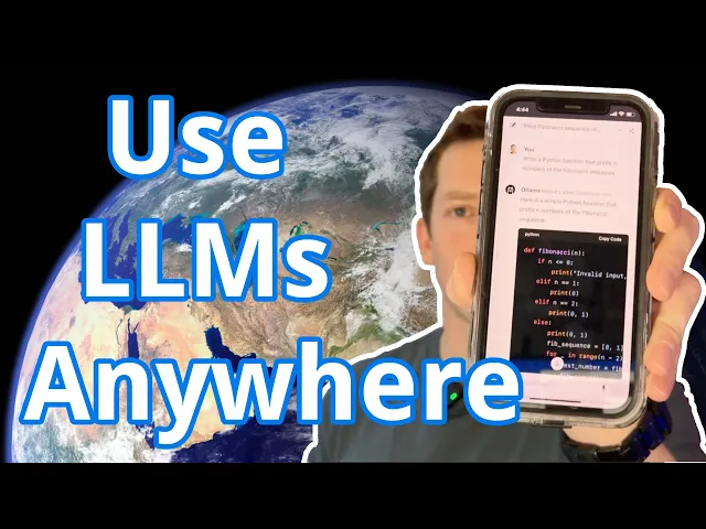 Use Your Self-Hosted LLM Anywhere with Ollama Web UI