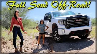 DIESEL BEAST vs DESERT!! // 2020 GMC Sierra 2500 HD AT4 Review