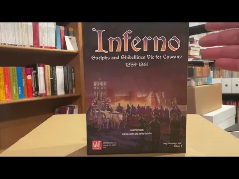 Unboxing Inferno: Guelphs and Ghibellines Vie for Tuscany from GMT Games