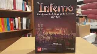 Unboxing Inferno: Guelphs and Ghibellines Vie for Tuscany from GMT Games
