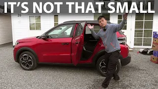 Citroen e-C3 banana box test