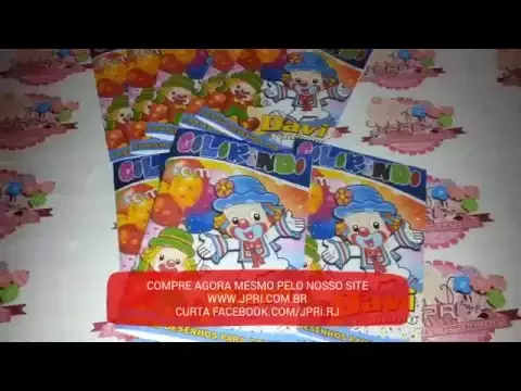 Kit Colorir Patati Patatá 10x15 - J'Pri Festas & Personalizados