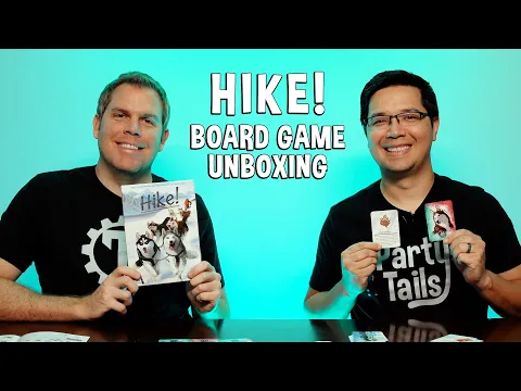 Unboxing Hike! - Dog Sledding Board Game