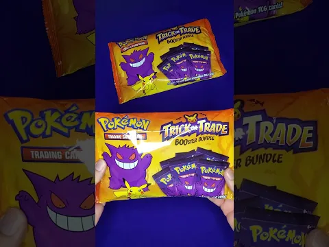 Pokémon Halloween Trick Or Trade Booster Bundle #shorts