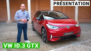 Volkswagen ID.3 GTX : voilà la version sportive de la compacte électrique !