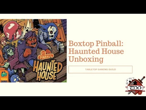 Boxtop Pinball Haunted House Board Game Unboxing