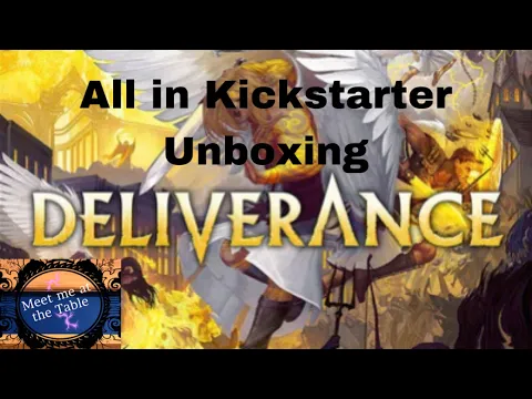 Deliverance All in Kickstarter Pledge Unboxing