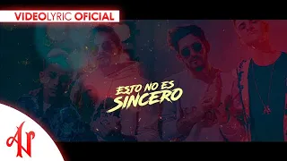Adexe y Nau ft. Mau y Ricky - Esto No Es Sincero (Lyric Video)