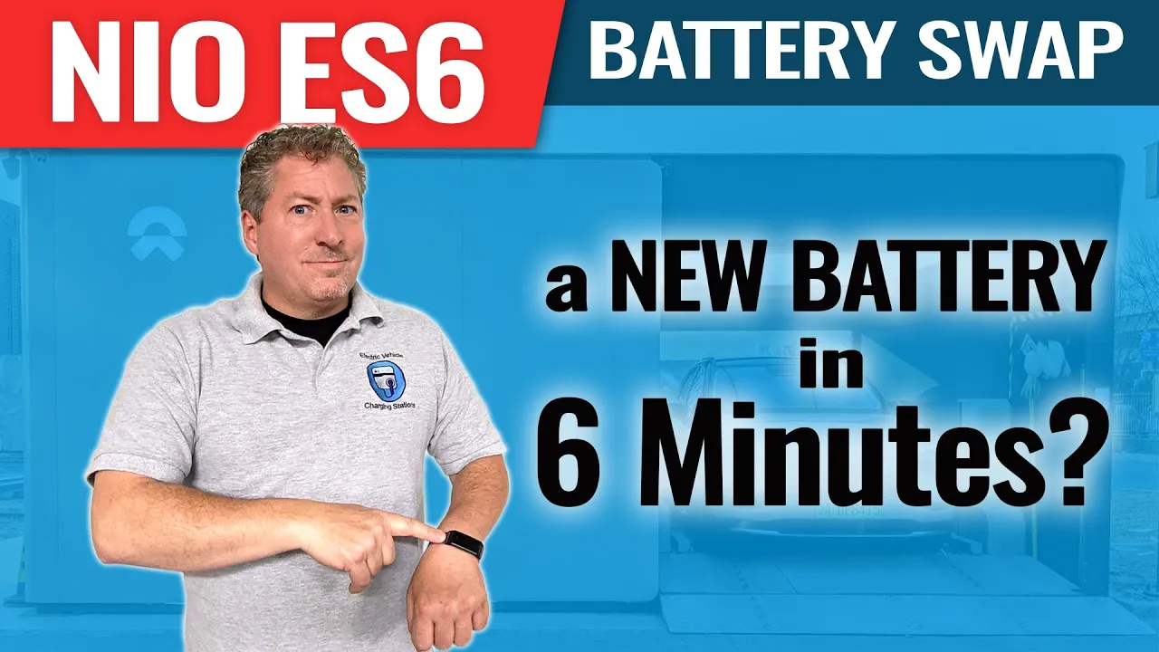 NIO ES6 Battery Swap in Beijing, China on 12/28/19