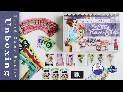 The Little Flower Shop Unboxing - Dr.  Finn's Games