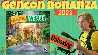 Bark Avenue Hot Game Unboxing at Gen Con 2023