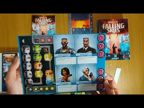 Under Falling Skies campaign unboxing/preview by AmassGames