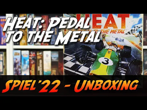 Heat: Pedal to the Metal - Brettspiel Unboxing (Days of Wonder)