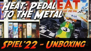 Heat: Pedal to the Metal - Brettspiel Unboxing (Days of Wonder)
