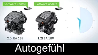 VW Volkswagen customer information for Diesel emission problem Maßnahmen für Kunden