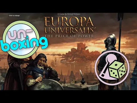 Unboxing Europa Universalis: The Price of Power (Boardgame)
