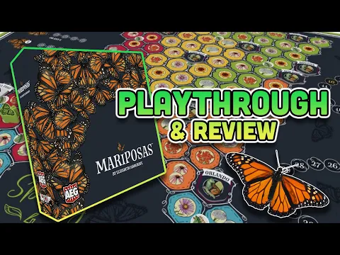 Mariposas Playthrough & Review | Set Collection and Butterfly migration from Elizabeth Hargrave!
