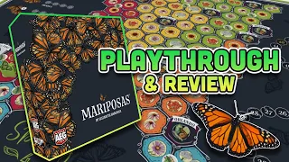 Mariposas Playthrough & Review | Set Collection and Butterfly migration from Elizabeth Hargrave!