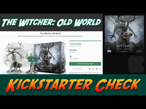 The Witcher: Old World - Kickstarter Check (Go On Board)