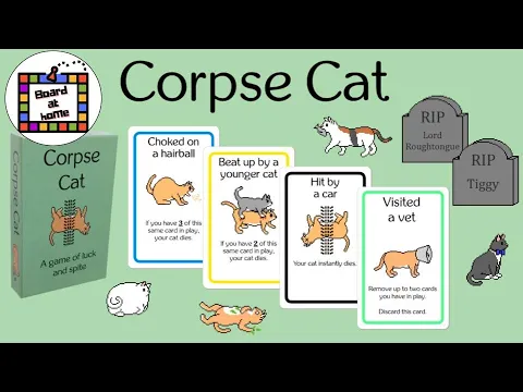 Corpse Cat Playthrough (Board At Home Plays)