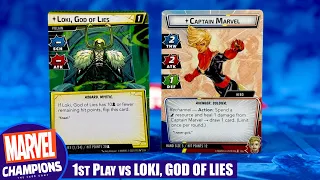Marvel Champions | First play against LOKI GOD OF LIES | Limited Card Pool