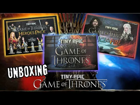 Tiny Epic Game of Thrones Unboxing β Kickstarter All-In Pledge!