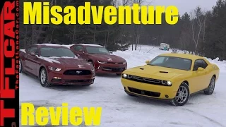 2017 Dodge Challenger GT AWD vs Ford Mustang vs Chevy Camaro Mashup Misadventure Review