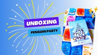 Unboxing Penguin Party - Playte Games designed by Reiner Knizia