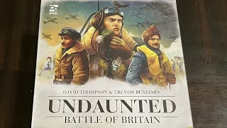 Undaunted: Battle of Britain (Osprey) - Unboxing and Brief Overview