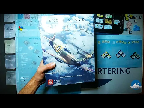 Playthrough (ITA) | SKIES ABOVE BRITAIN, GMT Games | historical wargame | Winter Quartering