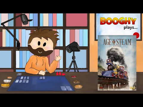 Booghy plays... Age of Steam(Trisland)(3p, Playthrough, Impressions)