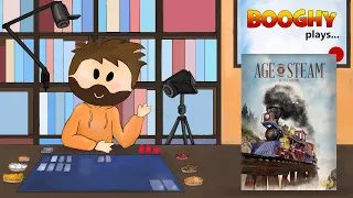 Booghy plays... Age of Steam(Trisland)(3p, Playthrough, Impressions)