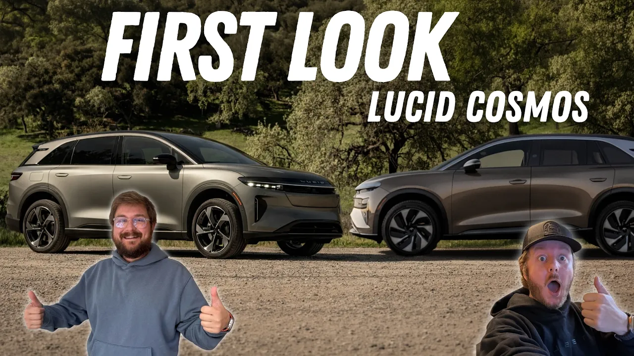 I Saw The New Lucid Cosmos Midsize SUV! Exterior / Interior Impressions, Engineering & More