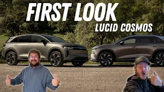 I Saw The New Lucid Cosmos Midsize SUV! Exterior / Interior Impressions, Engineering & More