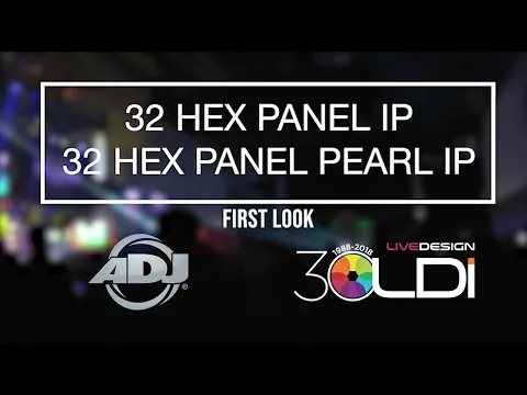 Product video thumbnail for ADJ American DJ 32 Hex Panel IP Pearl 32 x 12W LED IP65 Wash in White