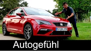Seat Leon FR Facelift FULL REVIEW test driven new neu 2017/2018 - Autogefühl