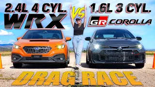 Toyota GR Corolla vs. Subaru WRX Drag Race: We THOUGHT We Knew How This Would End!