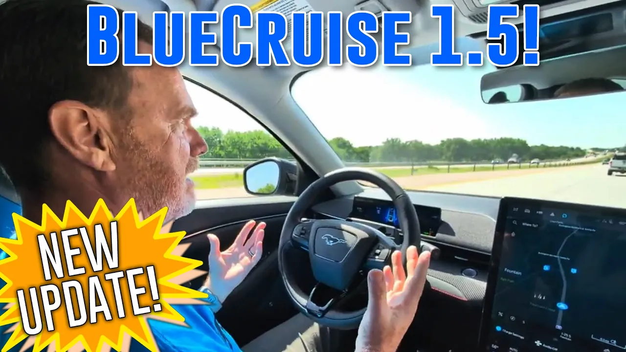 Ford BlueCruise 1.5! NEW UPDATE to with automatic lane changes and hands free driving!