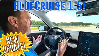 Ford BlueCruise 1.5! NEW UPDATE to with automatic lane changes and hands free driving!
