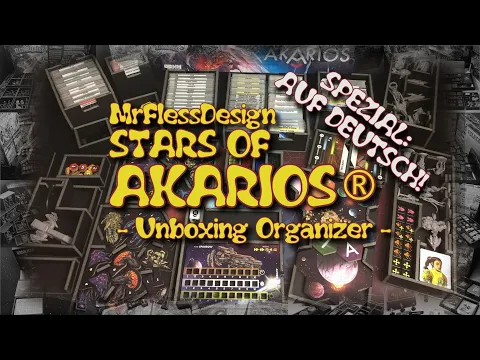 Stars of Akarios: Unboxing Insert / Organizer (deutsch/german)