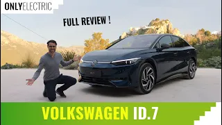 VW ID7 Full Review - The Brand New Full-Size Electric Sedan for 2023 !